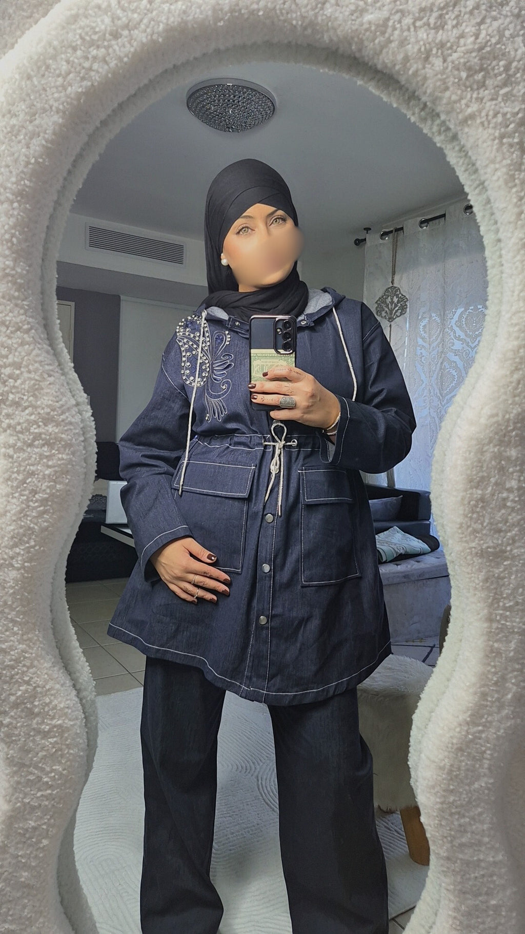 Ensemble jean strass