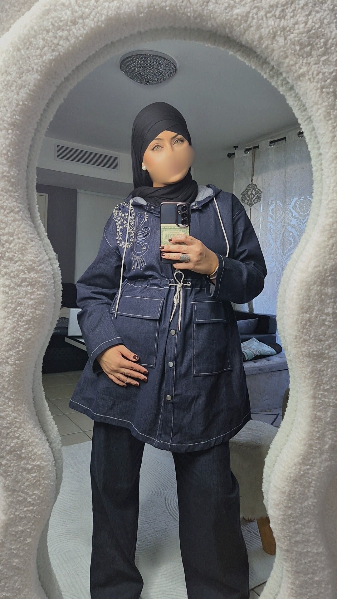 Ensemble jean strass